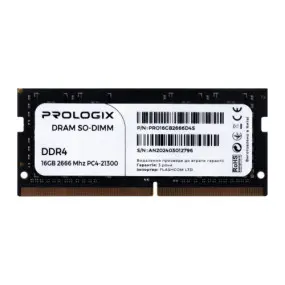 Модуль памяти SO-DIMM 16GB/2666 DDR4 Prologix (PRO16GB2666D4SB)