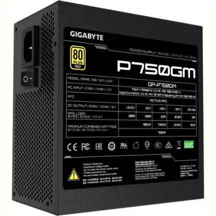 Блок живлення Gigabyte GP-P750GM 750W