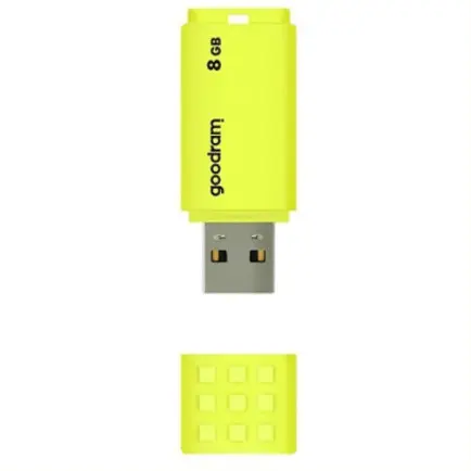Флеш-накопичувач USB2.0  8GB Goodram UME2 Yellow (UME2-0080Y0R11)