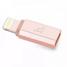 Адаптер Hoco micro USB - Lightning (F/M)