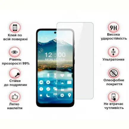Защитное стекло BeCover для Motorola Moto E30/E40 Crystal Clear Glass 3D (708092)