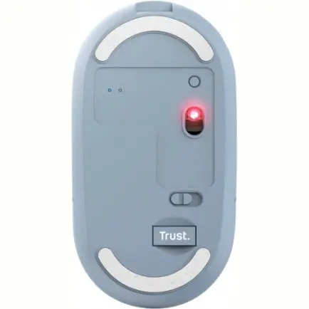 Мышь беспроводная Trust Puck Rechargeable Blue (24126)