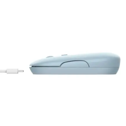 Мышь беспроводная Trust Puck Rechargeable Blue (24126)