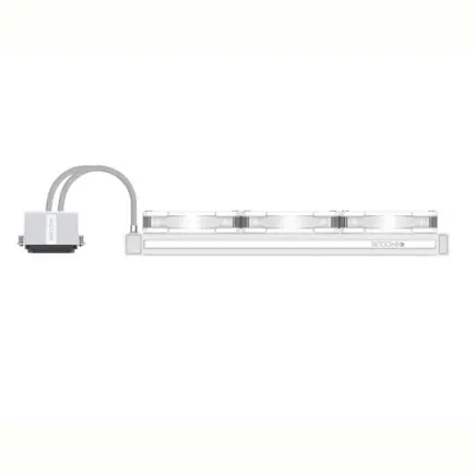Система водяного охлаждения ID-Cooling Dashflow 360 Basic White, Intel: LGA2066/2011/1700/1200/1151/1150/1155/1156, AMD: AM5/AM4, 397х120х27 мм