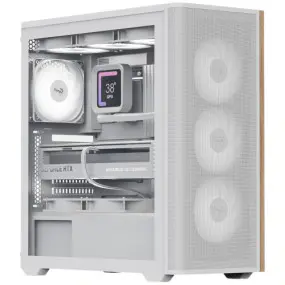 Корпус AeroCool D501A-G-WT-v2 (ACCM-DS01043.21)