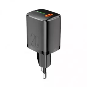 Сетевое зарядное устройство Grand-X USB-C PD3.0 20W QC4.0, FCP, AFC Black (CH-790)