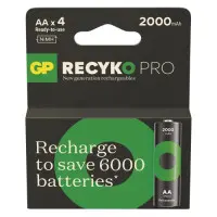 Аккумуляторы GP Recyko Pro AA/HR06 NI-MH 2000 mAh BL 4 шт