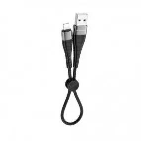 Кабель Borofone BX32 USB - Lightning, 0.25м, Black (BX32LB0.25)