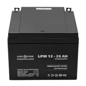 Аккумуляторная батарея LogicPower LPM 12V 26AH (LPM 12 - 26 AH)