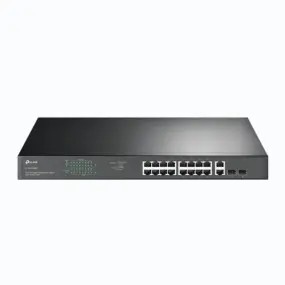 Коммутатор TP-Link TL-SG1218MP (16xGE PoE+, 2xGE, 2xGE/SFP, PoE Max 250W)