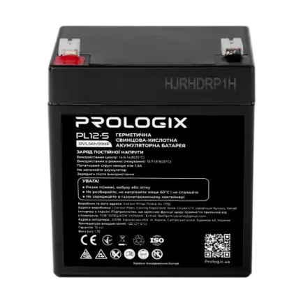 Аккумуляторная батарея Prologix 12V 5AH (PL12-5)