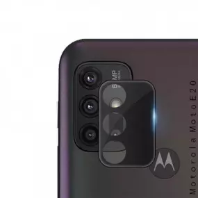 Защитное стекло BeCover для камеры на Motorola Moto E20 Black (707033)