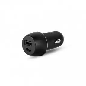 Автомобильное зарядное устройство Ttec SmartCharger Duo USB-C/USB-A /30Вт Black (2CKS24S)