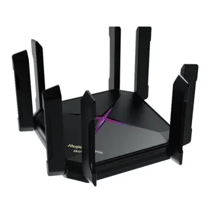 Беспроводной маршрутизатор Ruijie Reyee RG-EW6000GX (AX6000, WiFi6, 1x2,5GE WAN, 1xGE WAN/LAN, 3xGE LAN, Gaming Mode, MU-MIMO 4x4, Ruijie Cloud/App, Reyee MESH, 8x внешних антенн)