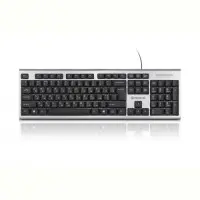 Клавиатура REAL-EL 507 Standard Silver USB