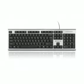 Клавіатура REAL-EL 507 Standard Silver USB