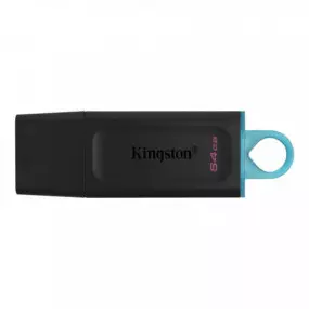 Флеш-накопитель USB3.2 64GB Kingston DataTraveler Exodia Black/Teal (DTX/64GB)