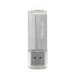 Флеш-накопичувач USB 8GB Hi-Rali Corsair Series Silver (HI-8GBCORSL)