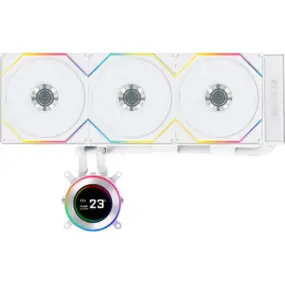 Система водяного охлаждения Lian Li HydroShift II LCD-C 360TL White (G89.GHS2LCD36TW.00)