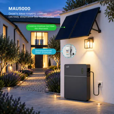 Зарядная станция TSUN MAU5000, 2500W, 5120Wh, LiFePO4