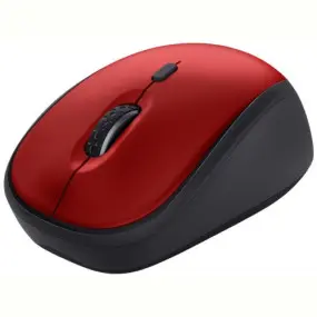 Мышь беспроводная Trust Yvi+ Silent Eco Red (24550)
