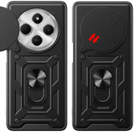 Чeхол-накладка BeCover Military для Xiaomi Redmi 14C 4G/Poco C75 Black (712489)