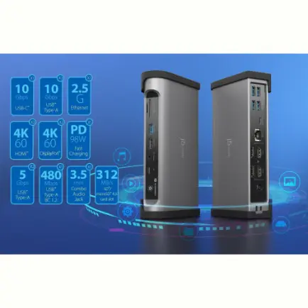 Док-станция J5create USB-C 15-в-1 (JTD568-EN)