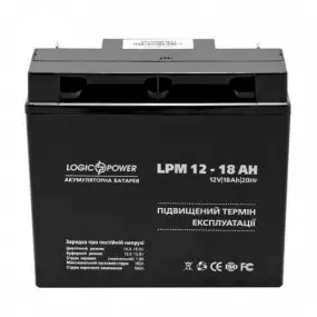Акумуляторна батарея LogicPower LPM 12V 18AH (LPM 12 - 18 AH)