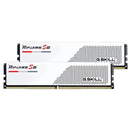 Модуль пам`ятi DDR5 2x16GB/6400 G.Skill Ripjaws S5 White (F5-6400J3648F16GX2-RS5W)