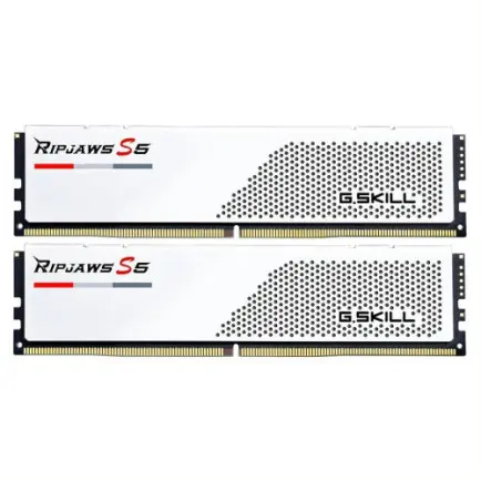 Модуль пам`ятi DDR5 2x16GB/6400 G.Skill Ripjaws S5 White (F5-6400J3648F16GX2-RS5W)
