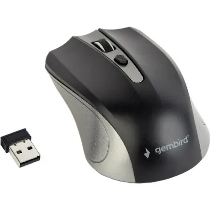 Мышь беспроводная Gembird MUSW-4B-04-GB Grey/Black