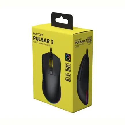 Мышь Hator Pulsar 3 Black (HTM610)