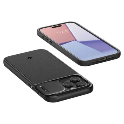 Чохол-накладка Spigen Optik Armor MagFit для Apple iPhone 15 Pro Black (ACS06738)