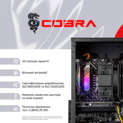 Персональний комп`ютер COBRA Advanced (I124F.32.S2.56T.23933)