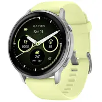 Смарт-часы Garmin Venu 4 45mm Silver with Citron Silicone (010-03014-42)