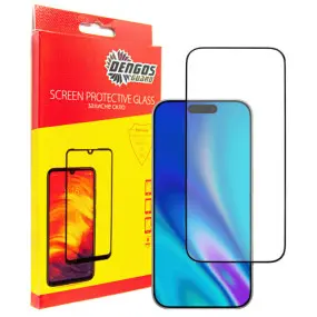 Защитное стекло Dengos для Apple iPhone 17 Pro Black Full Glue (TGFG-409)