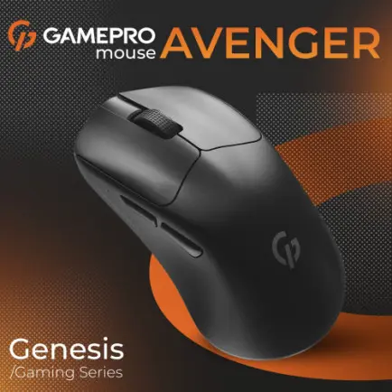Мышь беспроводная GamePro Genesis Avenger Black (GM096B)