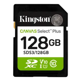 Карта пам`яті SDXC 128GB UHS-I Class 10 Kingston Canvas Select Plus R150MB/s (SDS3/128GB)
