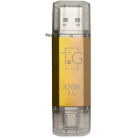 Флеш-накопитель USB 3.0 16GB Type-C T&G 009 Star Series Gold (TG009TC-16GGD3)