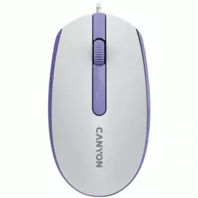 Мышь Canyon M-10 USB White Lavender (CNE-CMS10WL)