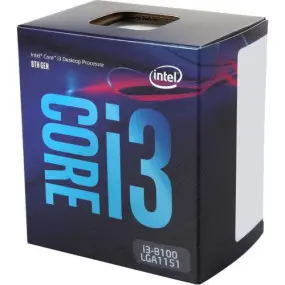 Процесор Intel Core i3 8100 3.6GHz (6MB, Coffee Lake, 65W, S1151)