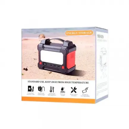 Зарядная станция Remax RPP-325 Tank Series 150W 36000mAh Black-Red (6954851243069)