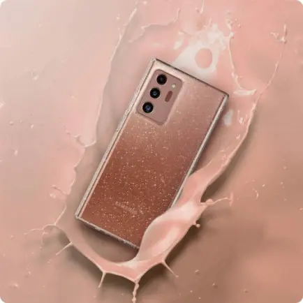 Чехол-накладка Spigen Liquid Crystal Glitter для Samsung Galaxy Note20 Ultra SM-N985 Crystal Quartz (ACS01390)