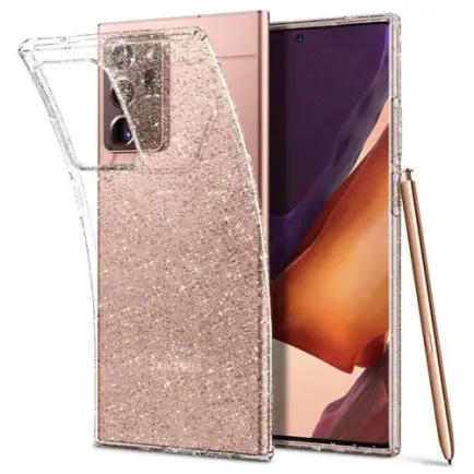 Чехол-накладка Spigen Liquid Crystal Glitter для Samsung Galaxy Note20 Ultra SM-N985 Crystal Quartz (ACS01390)