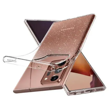 Чехол-накладка Spigen Liquid Crystal Glitter для Samsung Galaxy Note20 Ultra SM-N985 Crystal Quartz (ACS01390)