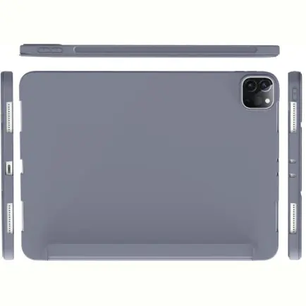 Чeхол-книжка BeCover Tri Fold Soft TPU Silicone для Apple iPad Pro 12.9 2020/2021/2022 Purple (711739)
