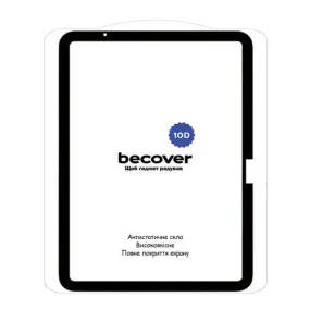 Защитное стекло BeCover 10D для Apple iPad Air 11" M2/M3 (2024/2025)