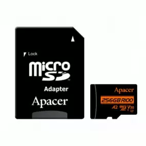 Карта памяти MicroSDXC 256GB UHS-I/U3 Class 10 Apacer (AP256GMCSX10U8-R)