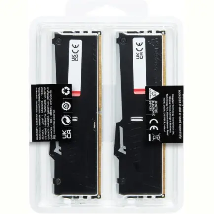 Модуль памяти DDR5 2x32GB/5200 Kingston Fury Beast RGB Black (KF552C40BBAK2-64)