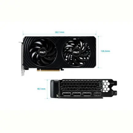 Видеокарта GF RTX 5060 8GB GDDR7 Dual Palit (NE75060019P1-GB2063D)